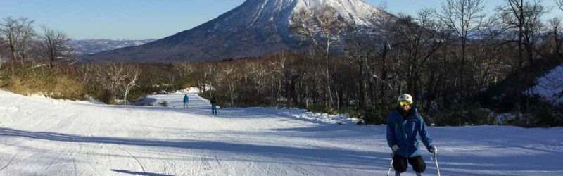 Skiing in Niseko