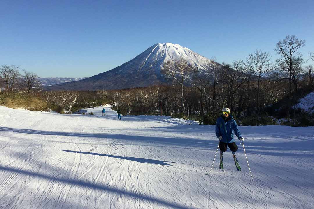 Skiing in Niseko
