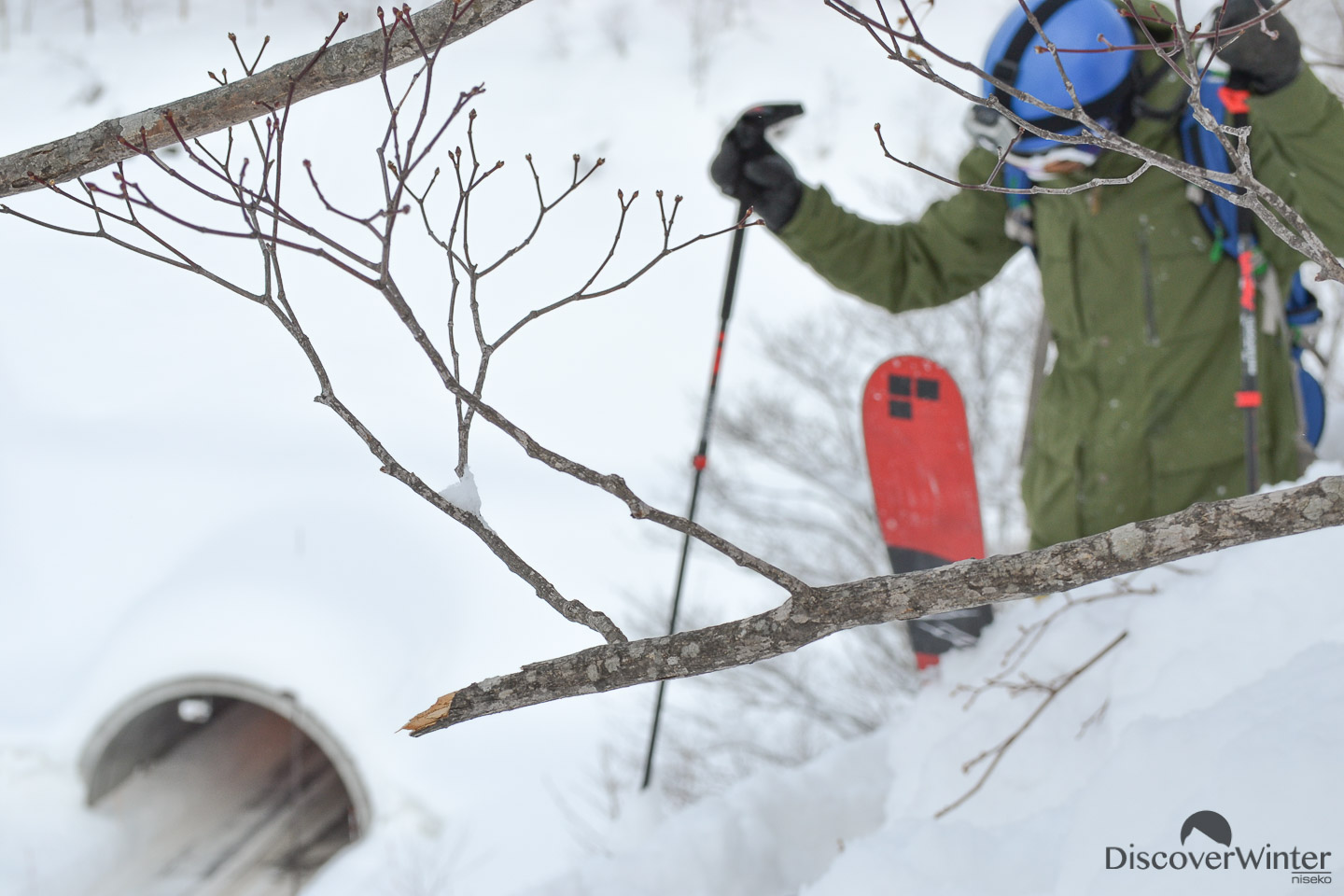 Jackson Sloss in the Hokkaido Backcountry