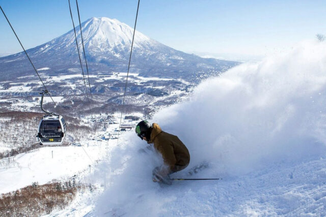 Skier in Grand Hirafu